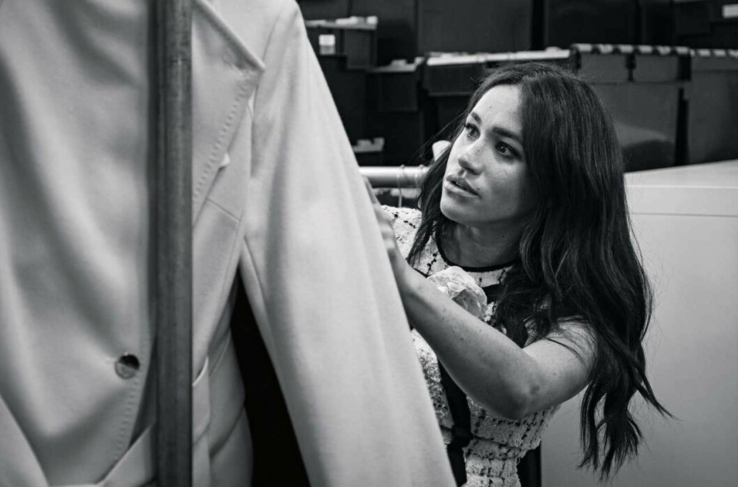 Meghan Markle fotograferad av magasinet Vogue. Meghan Markle Vogue