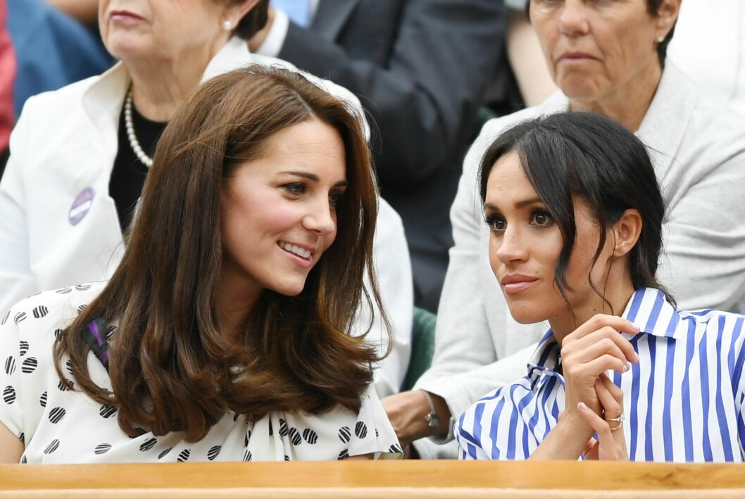 Kate och Meghan 2018. Nu var det ett tag sedan vi såg dem sida vid sida. Prinsessan Kate och Meghan Markle