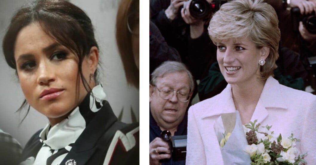 Meghan och Diana – två starka kvinnor. Meghan och Diana – två starka kvinnor.