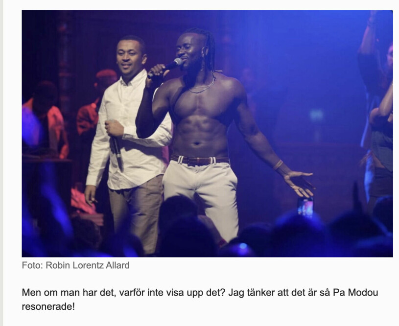 Naket värre när Panetoz uppträder på efterfesten! Melodifestivalen, SVT
