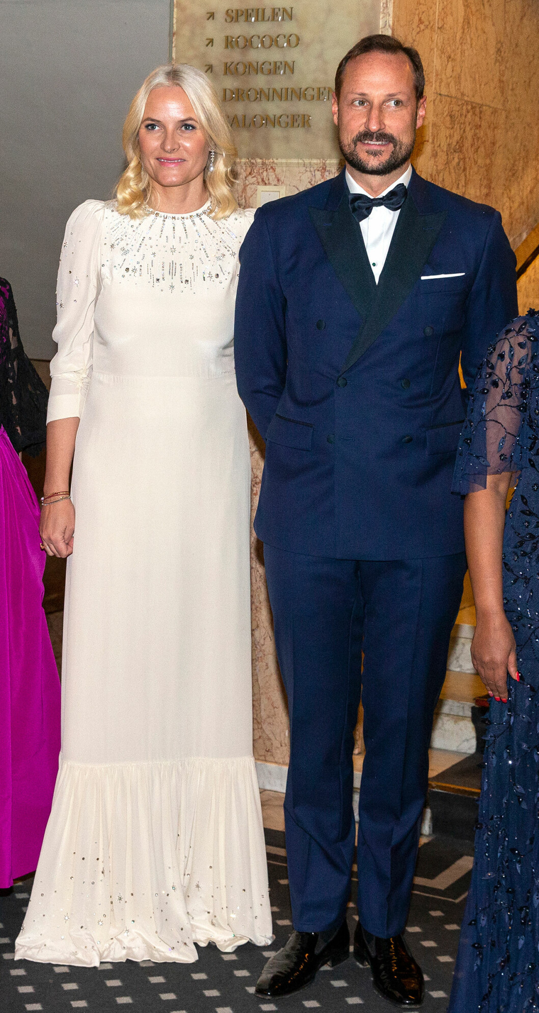 kronprinsessan mette-marit i pia tjelta på nobelfesten 2019