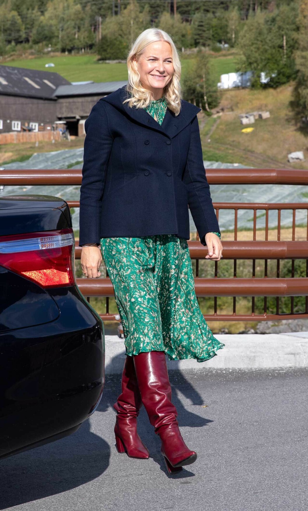 Norska Mette-Marit i klänning från H&M. Mette-Marit
