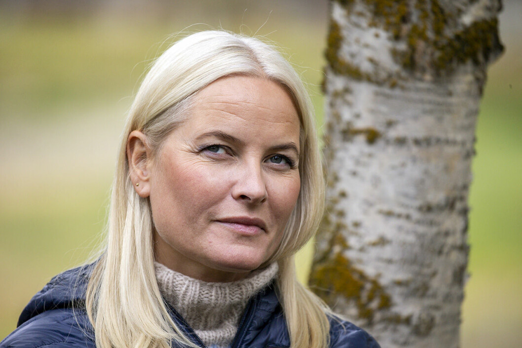 Mette-Marit ger ingen respons på Shaman Dureks kärleksfulla kommentarer. Mette-Marit