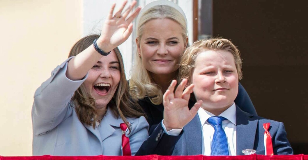 Mette-Marit och barnen
