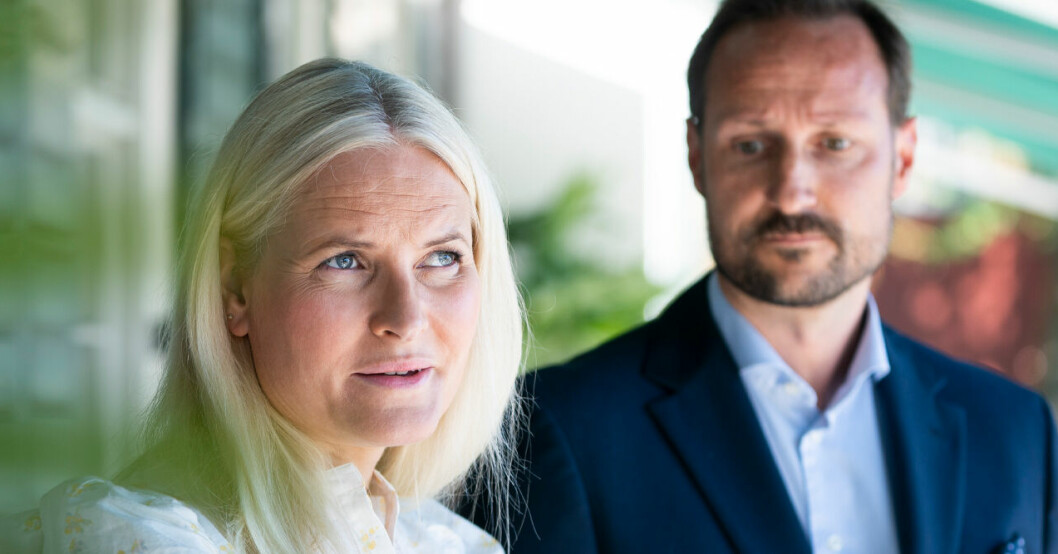 Kronprinsessan Mette-Marit och kronprins Haakon