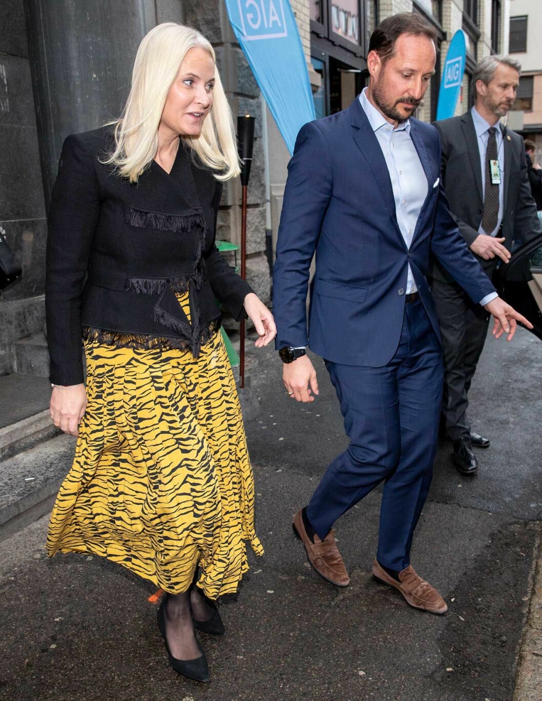 Kronprinsessan Haakon och kronprinsessan Mette-Marit