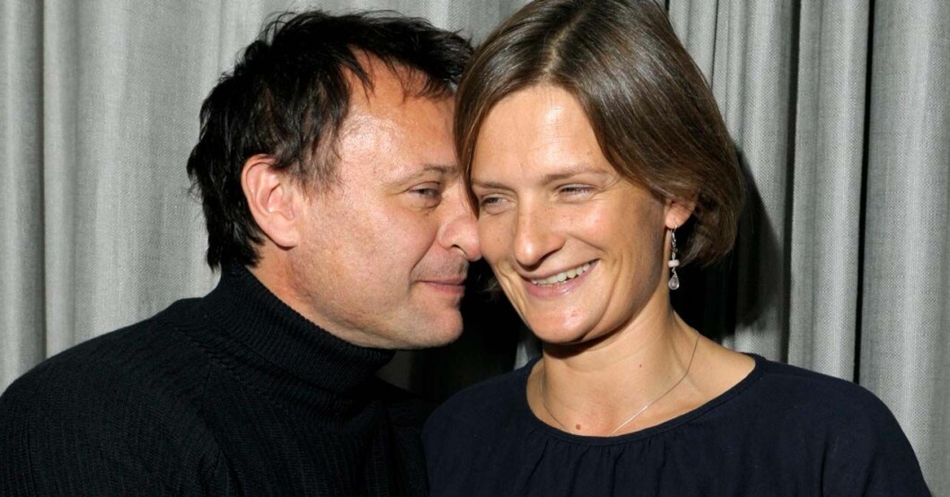 Michael och Catharina var gifta från 1990 fram till hans död. Michael Nyqvist och hustrun Catharina
