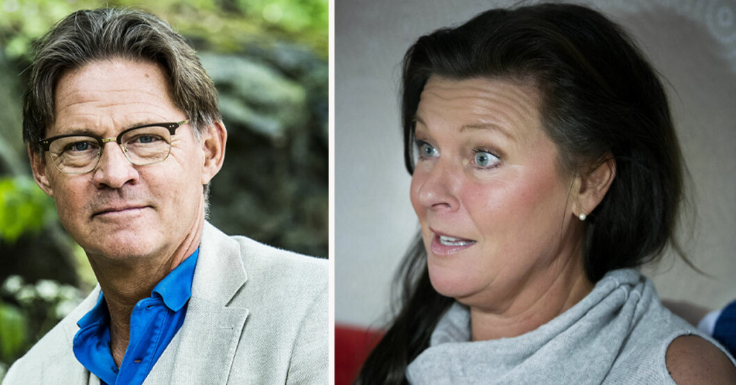 Mikael "Soldoktorn" Sandström och Lotta Engberg