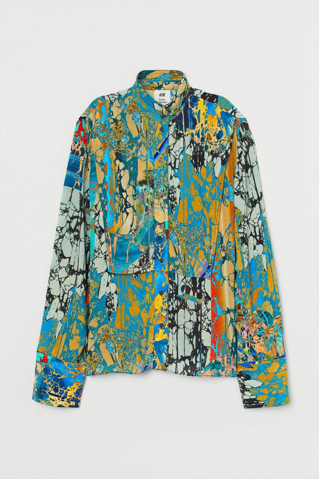 Mönstrad blus HM