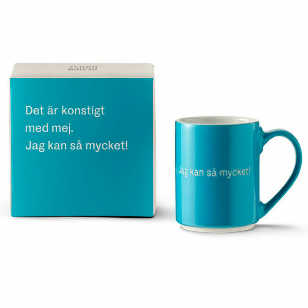 Mugg med fin text från Designtorget