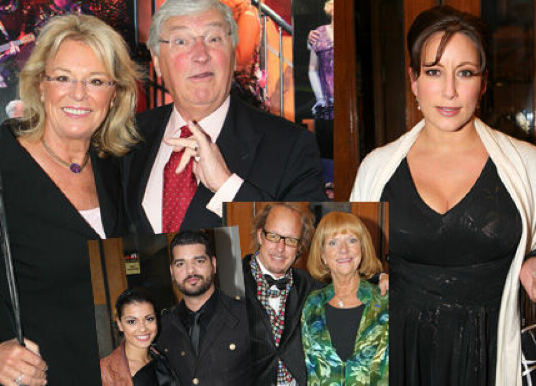 Birgitta och Magnus Härenstam, Carin och David da Silva, Johan och Vicky von der Lancken och Lisa Nilsson. musikal-premiar