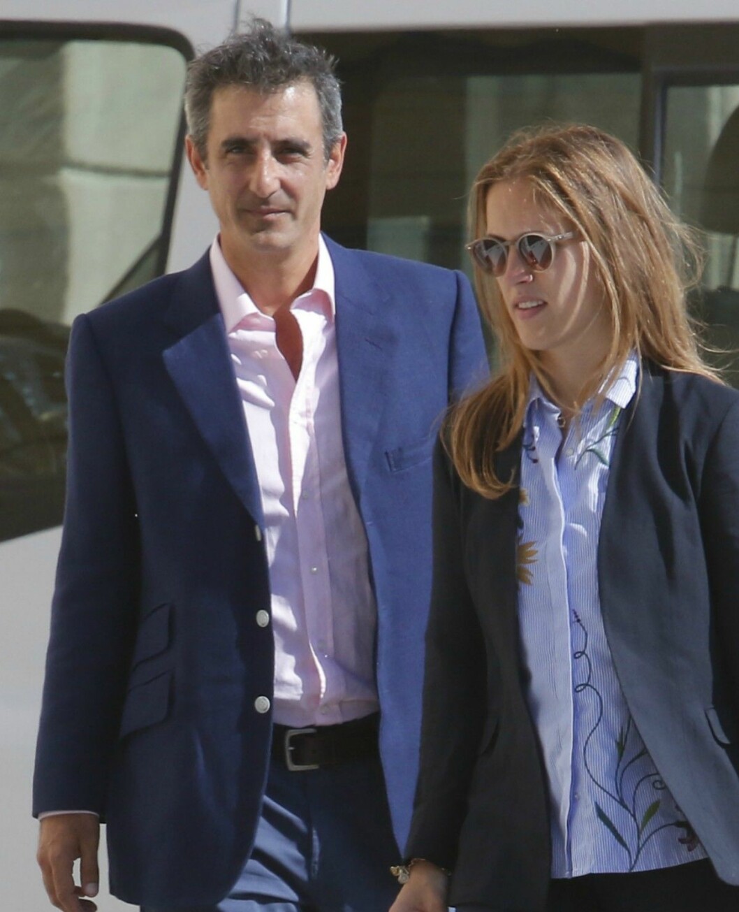 Nader Panahpour med sin fru Loryn. Prinsessan Adriennes fadder Nader Panahpour med sin fru Loryn.