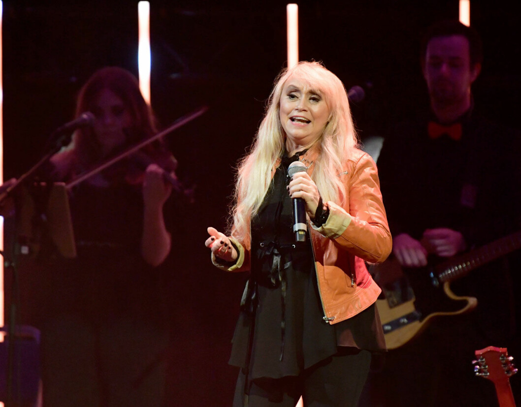 Nanne Grönvall stod på scenen. Nanne Grönvall stod på scenen vid Jontefondsgalan 2019.