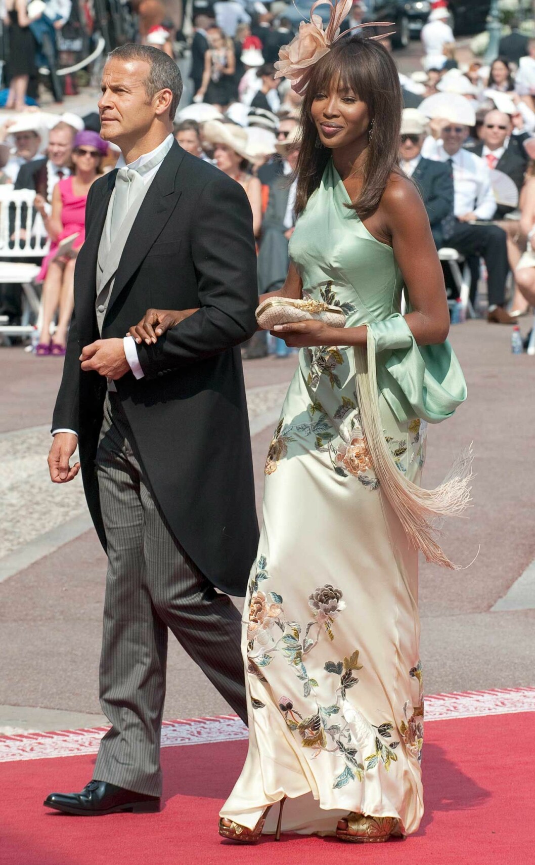 Naomi Campbell på bröllopet. Naomi Campbell på bröllopet.