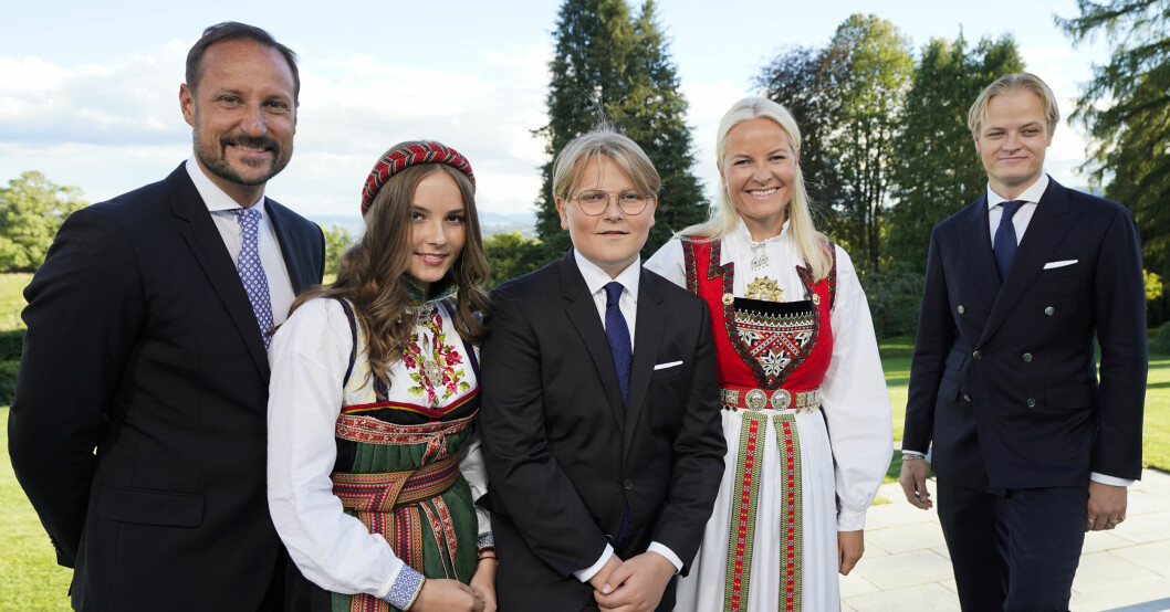 När prins Sverre Magnus konfirmerades sommaren 2020 dök storebror Marius upp – han är numera en sällsynt gäst i offentliga sammanhang.