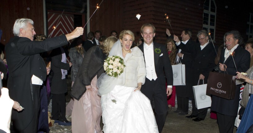 När Tin-Tin Rosén af Burén gifte sig var både Madeleine och Lussan tärnor.