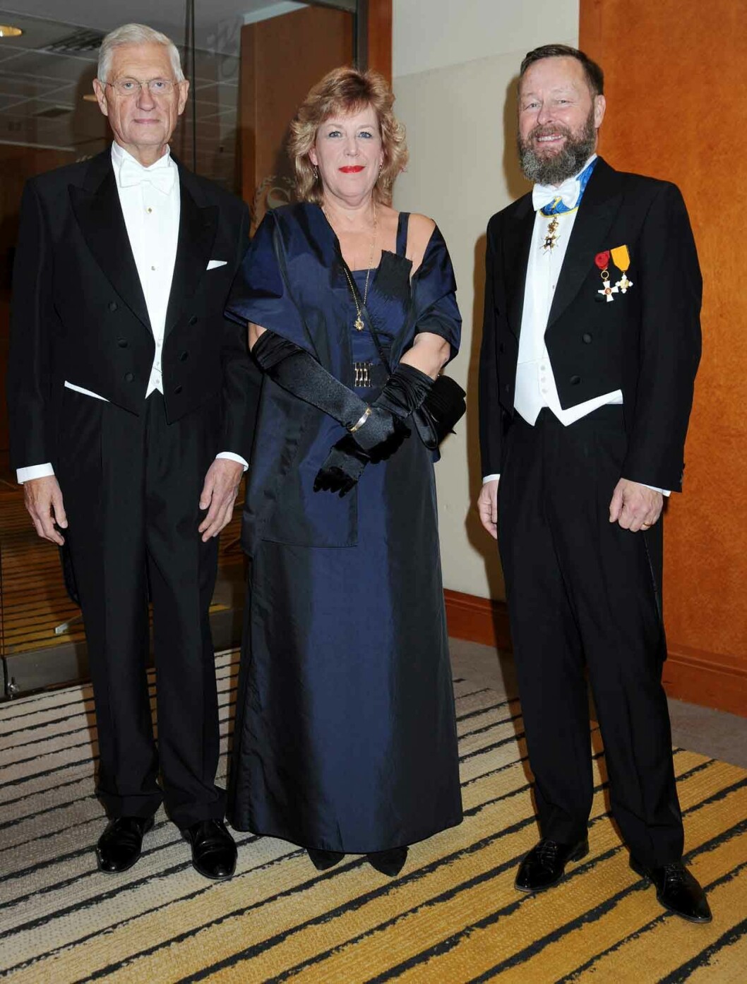 Staffan Carlén och Berndt Arell, före detta museichefer, med Mari Schaub, advokat. Staffan Carlén och Berndt Arell, före detta museichefer, med Mari Schaub, advokat.