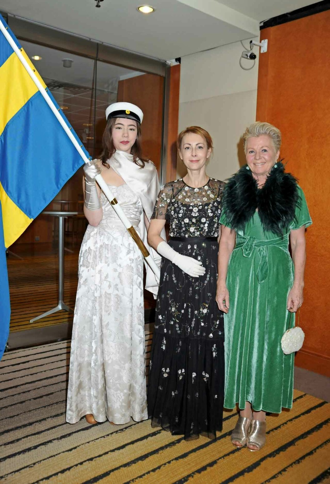 Från Christinaskolan kom Fredrica Allbäck, student, Amanda Schütz, vd, och Charlotte Ekehult, skolsköterska. Från Christinaskolan kom Fredrica Allbäck, student, Amanda Schütz, vd, och Charlotte Ekehult, skolsköterska.