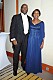 Botswanas ambassadörspar Lameck Nthekela och Ikanyeng Manka.