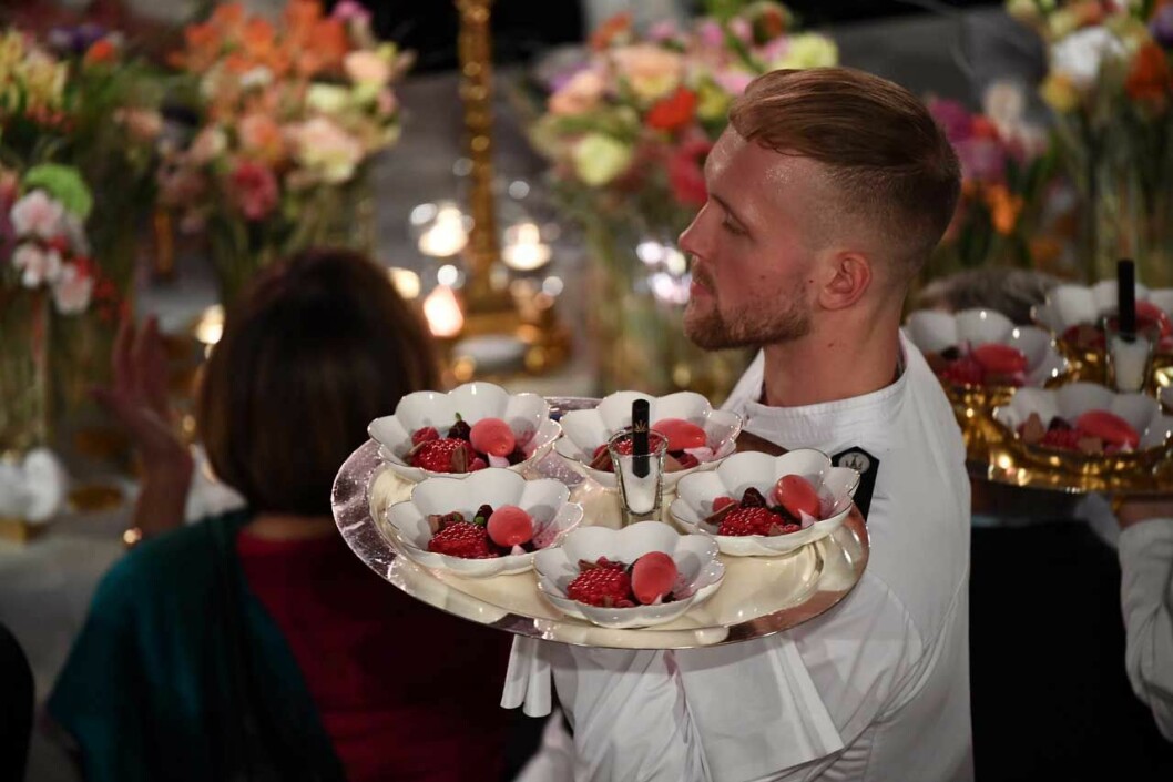 Årets Nobelglass. Nobeldesserten 2019.