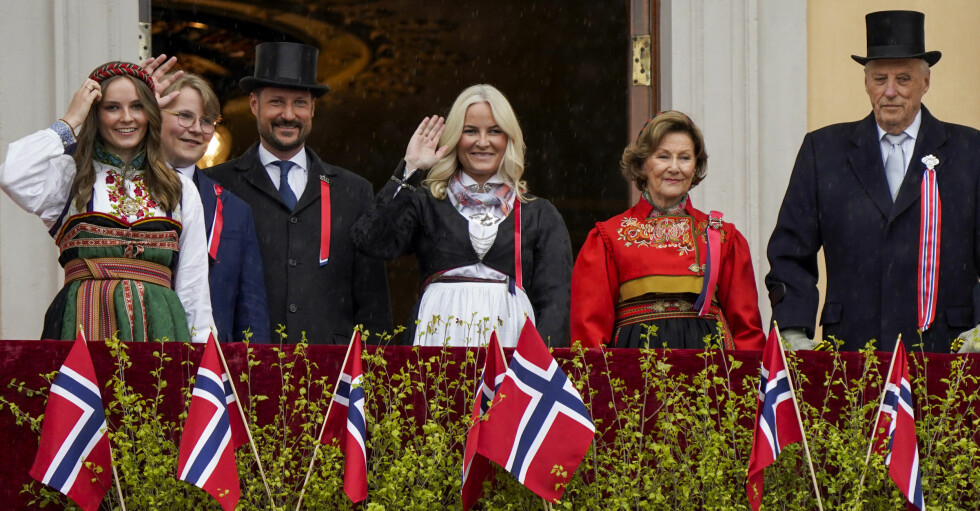 Norska kungafamiljen firar nationaldagen 17:e maj