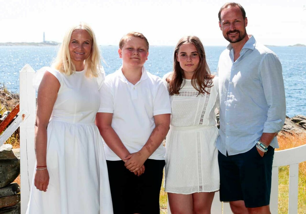 Den norska kronprinsfamiljen 2019