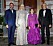 Kronprins Haakon, kronprinsessan Mette-Marit, drottning Sonja och kung Harald på väg till prins Charles 70-årsfest på Buckingham Palace.