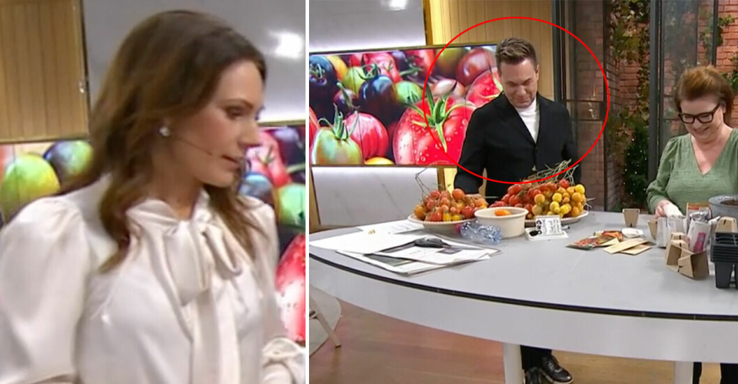 Maria Forsbloms panik i Nyhetsmorgon – stormar plötsligt ut ur studion