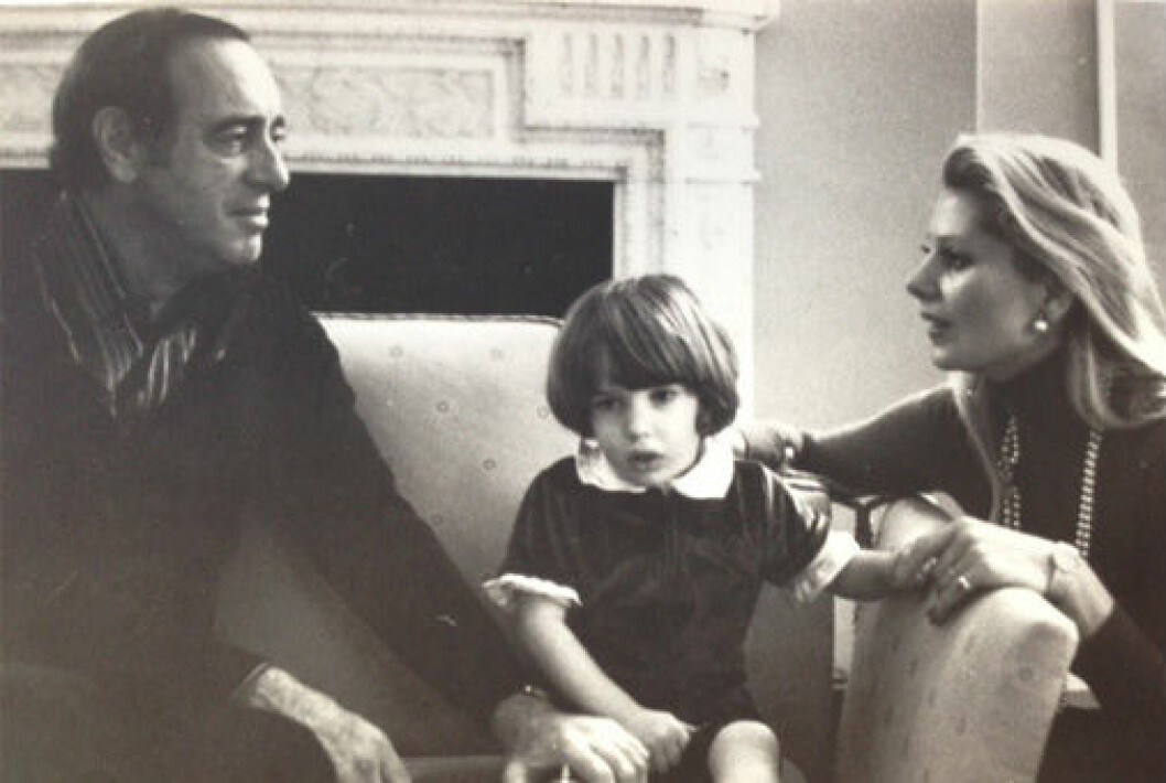 Chris O’neill med sin pappa Paul O’Neill. Chris O'neill med sina föräldrar Eva O'neill och Paul O'neill.