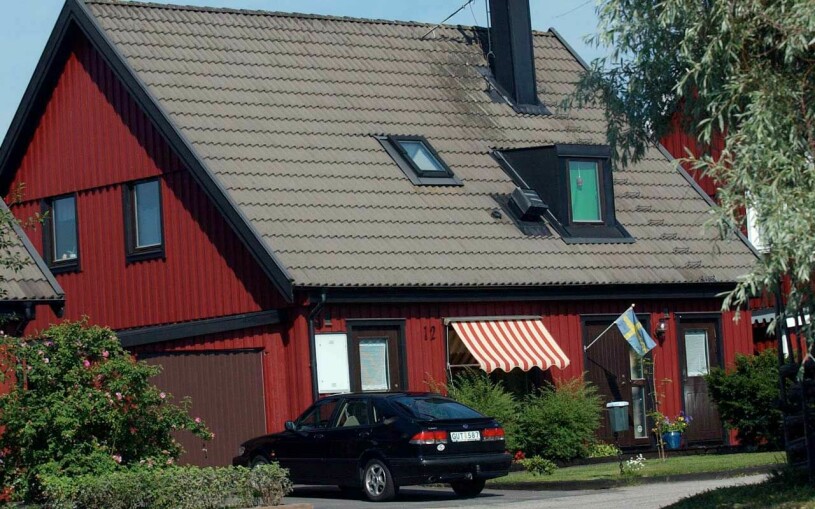 Ewa och Olle Westlings hus på Smältvägen i Ockelbo