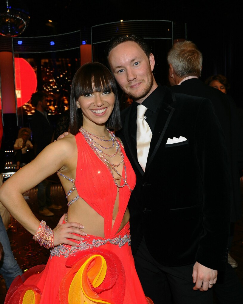 Paret under Let's Dance-finalen 2012. Oksana Spichak Näslund och Jonathan Näslund under Let's Dance-finalen 2012