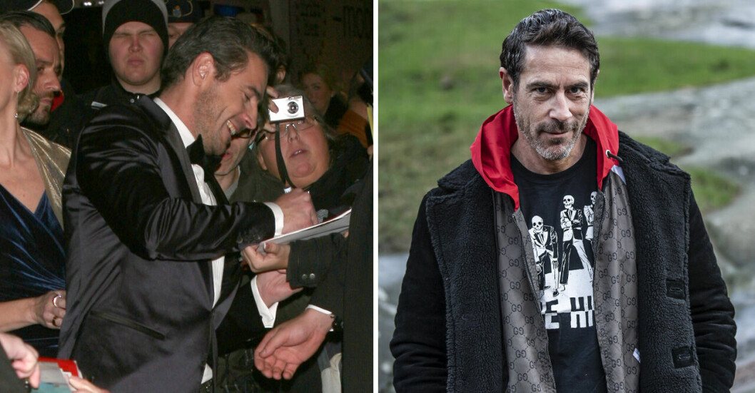 Bilden avslöjar: Ola Rapace nya liv – från Hollywood till jobb på Vetlanda-pub