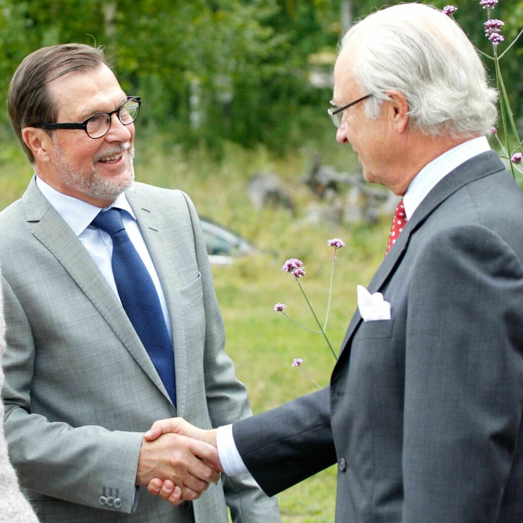 Olle Westling och kungen har funnit varandra. Olle Westling och kungen har funnit varandra.