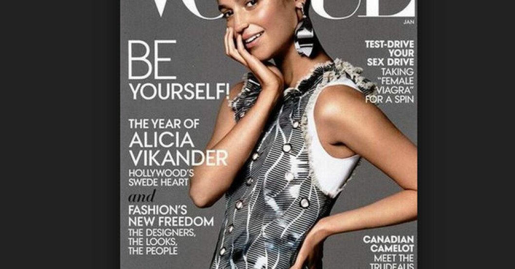 Svenska stjärnan på omslaget av Vogue