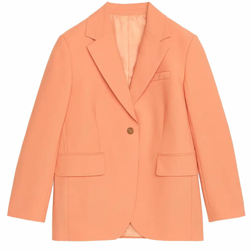 orange blazer arket
