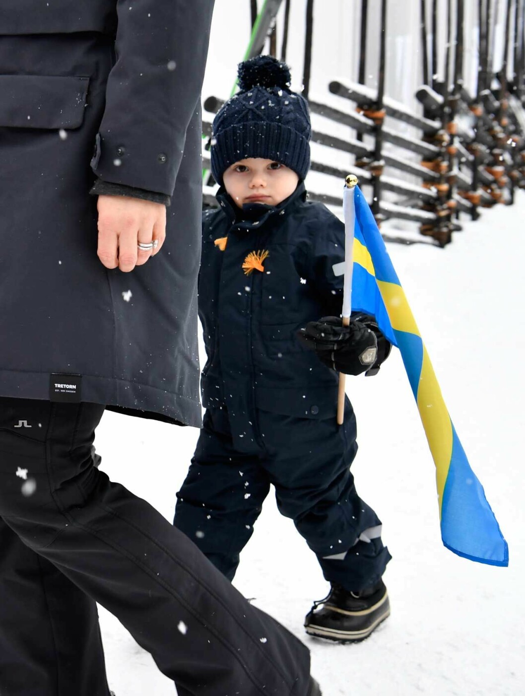 Prins Oscar viftade med flaggan! Prins Oscar viftade med flaggan!