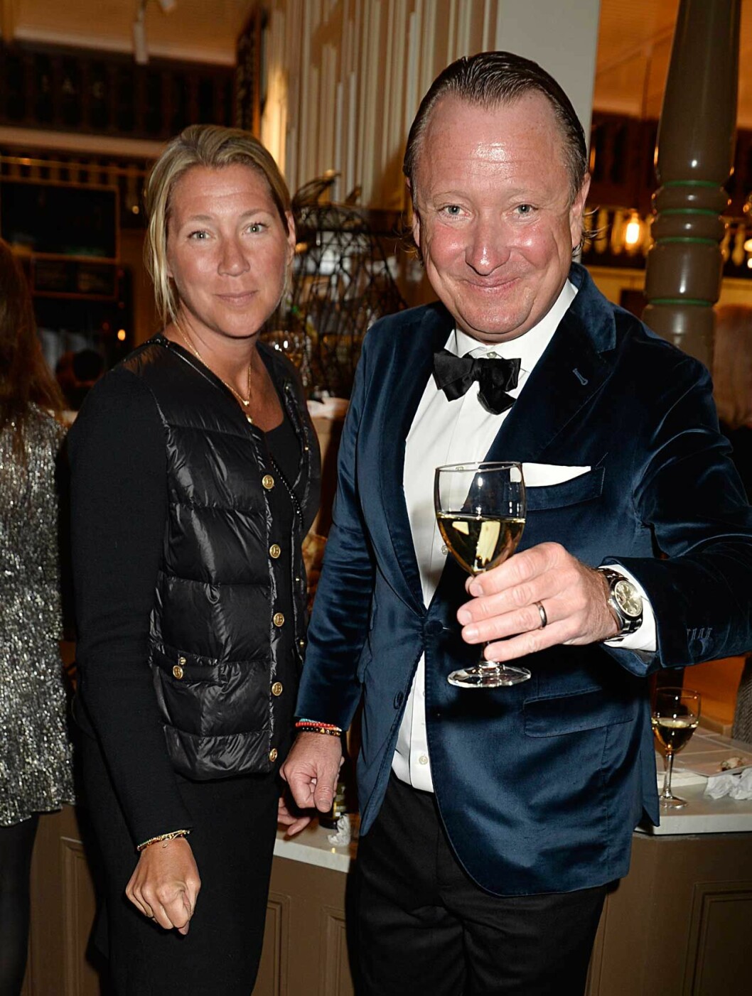 Chefredaktör Johan T Lindwall hade en trevlig kväll med hustrun Lisa. Chefredaktör Johan T Lindwall hade en trevlig kväll med hustrun Lisa.