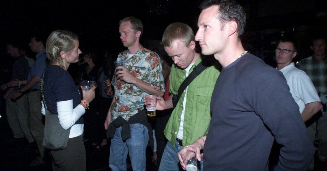 På festivalen där hon träffade kronprins Haakon 1999.
