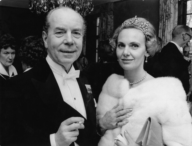 På party, 1969.