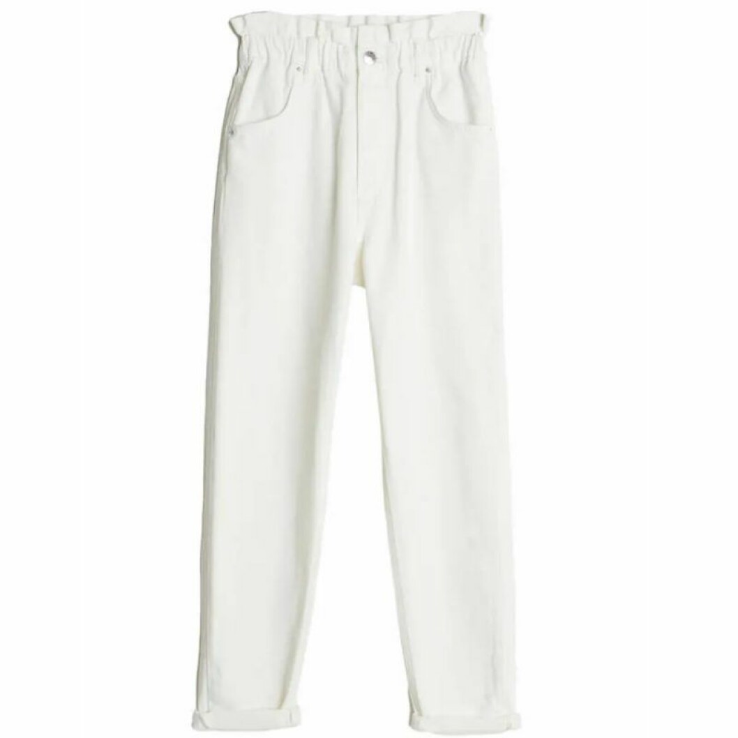 Vita paper jeans från gina tricot