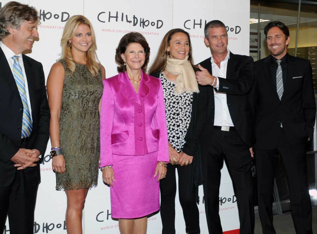 Madeleine med Jesper Parnevik. Madeleine med Jesper Parnevik.