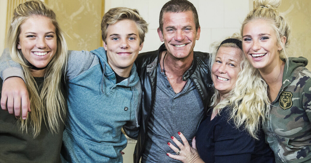 Filippa, Phoenix, Jesper, Mia och Penny Parnevik