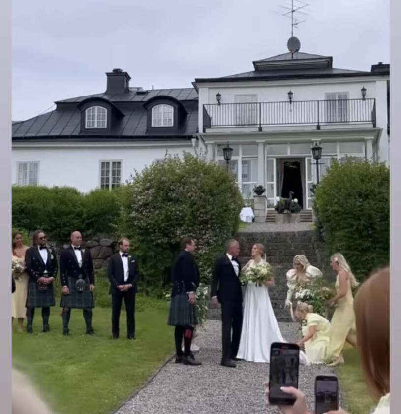 Bosse Parnevik köpte lyxvillan med 14 rum på 70-talet. Skärmdump: Instagram / pennyparnevik