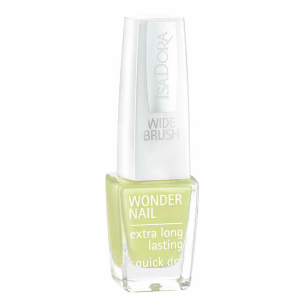 Pastellgrönt nagellack