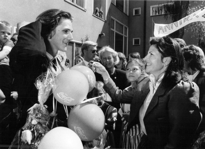 1990: 19-årige Patrick Sommerlath tar studenten i Bromma. Patrick Sommerlath tar studenten 1990 kungafamiljen