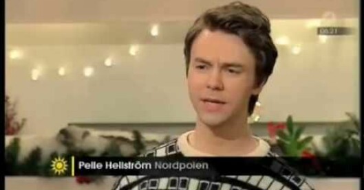 Pelle ”Nordpolen” Hellström var inte på pratglatt humör. Foto: TV4 Pelle ”Nordpolen” Hellström