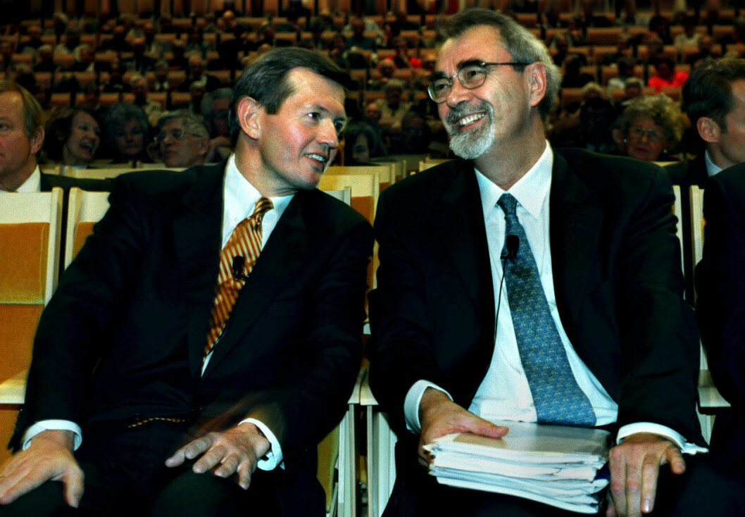 Marcus Wallenberg och Percy Barnevik. Marcus Wallenberg och Percy Barnevik.