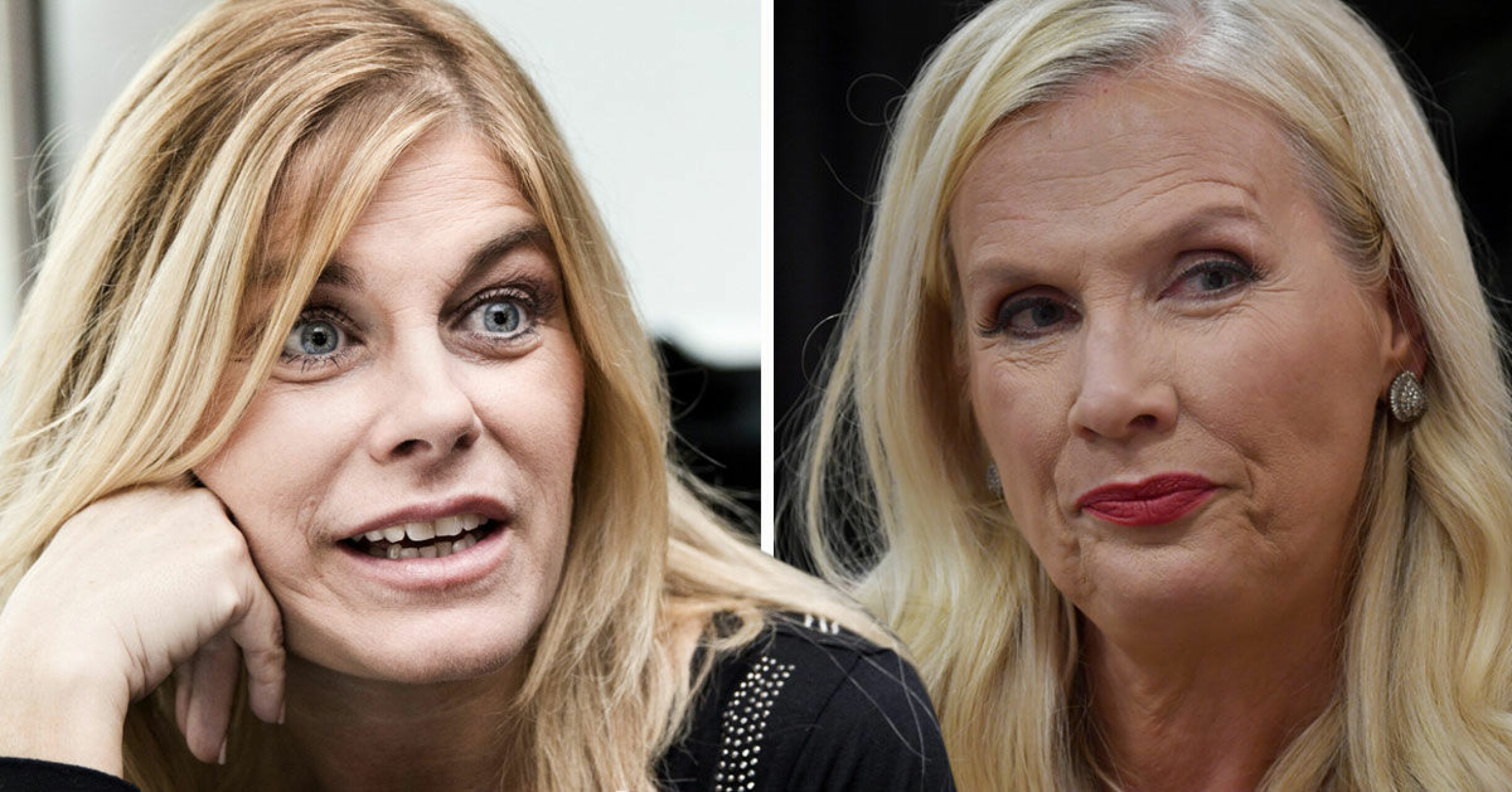 Pernilla Wahlgren och Gunilla Persson.