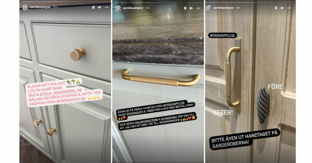 En liten smygtitt i alla fall! Pernilla Wahlgrens kök i nya huset i Marbella