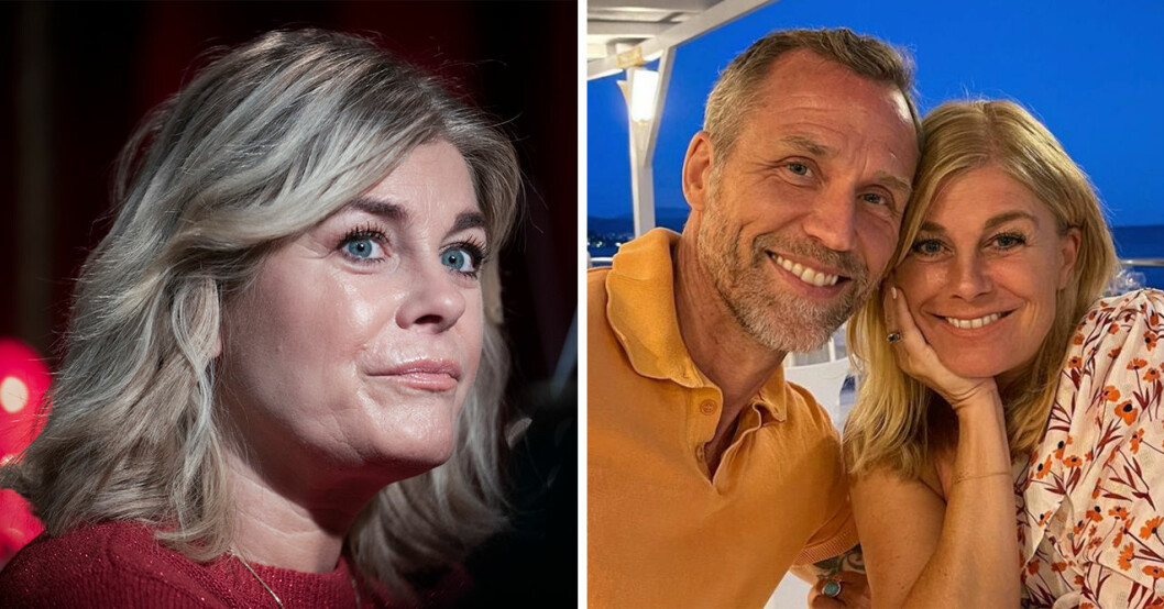 Pernilla Wahlgrens och Christian Bauers laddade återförening – slutade i tårar